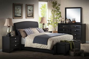 14360 Ireland Bedroom in Black by Acme w/Options [AMBS-14360 Ireland]