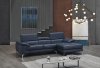 A973b Sectional Sofa in Blue Premium Leather by J&M