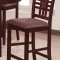 Deco Cherry Finish Contemporary Dinette w/Enclosed Storage Table