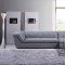 397 Sectional Sofa in Grey Italian Leather by J&M w/Options