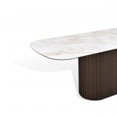 459T Dining Table by J&M w/Ceramic Top & Optional Buffet