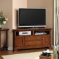 CM5922 Monteville Corner TV Console in Dark Oak