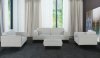 Davos Sofa in White Leather by J&M w/Options