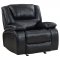 Camila Motion Sofa & Loveseat 610244 Black by Coaster w/Options