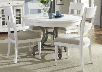 Harbor View II Dining Table 5Pc Set 631-DR-5ROS by Liberty [LFDS-631-DR-5ROS Harbor View II]