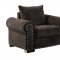 Wandal Sofa 8488CN in Chocolate Fabric by Homelegance w/Options