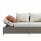 Salena Patio Sofa & Ottoman 45015 in Beige & Gray by Acme