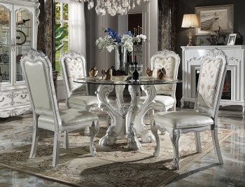 Dresden Dining Table DN01699 in Bone White by Acme w/Options [AMDS-DN01699 Dresden]