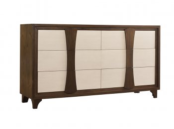 Harmony 6 Drawer Credenza in Black Walnut by NCFurniture [NFCA-C1725-BWN Harmony]