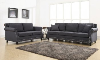 Camden Sofa TOV-63801-3-Grey in Grey Linen by TOV Furniture [TVS-TOV-63801-3-Grey-Camden]