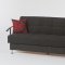 Betsy Marek Black Sofa Bed in Fabric by Istikbal