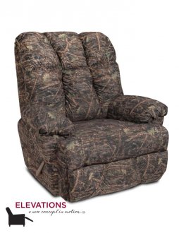 Multicolor Cammo Fabric Stylish Modern Recliner