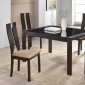 D6601DT Dining Set 5Pc in Dark Walnut w/2407DC Chairs by Global