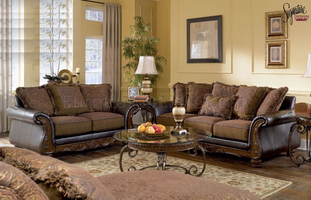 Leather Sofa Set Ashley Furniture | Cabinets Matttroy