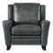 Easton Sofa & Loveseat Set Leather Italia - Graystone w/Options