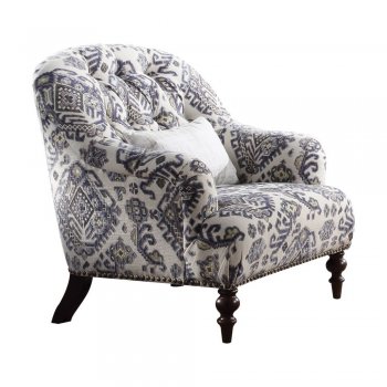 Saira Accent Chair 52062 in Multi-Tone Pattern Fabric by Acme [AMAC-52062 Saira]