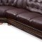 Apolo Sectional Sofa in Brown Leather by ESF w/Options