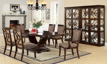 CM3663T Woodmont Dining Table in Walnut w/Optional Items [FADS-CM3663T Woodmont]