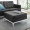 Loft Sofa in Black Faux Leather by Modway w/Options