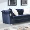 LCL-005 Sofa & Loveseat Set in Navy Blue Velvet