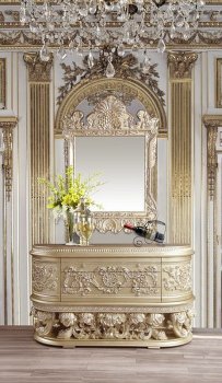 Vatican Server DN00464 in Champagne Silver by Acme [AMBU-DN00464 Vatican]