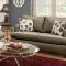 SM5066 Arman Sofa in Pewter Gray Fabric w/Options