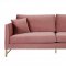 Massi Sofa TOV-S6165 in Rose Velvet Fabric by TOV Furniture