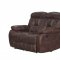 U2008 Reclining Sofa in Espresso Micro Suede w/Options