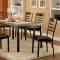 Hailey CM3828T Dining Table in Bronze Tone w/Options