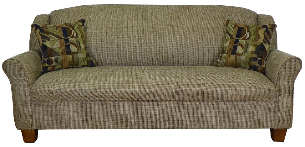 Olive Fabric Modern Sofa & Loveseat Set w/Optional Items - Click Image to Close