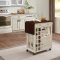 Canela 4697CM-07 Kitchen Cart w/Drop Leaf by Homelegance