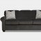 Mayhew Sofa in Charcoal Fabric by Klaussner w/Queen Sleeper