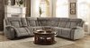 Calumet Ridge Motion Sectional Sofa 8448 in Taupe by Homelegance