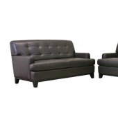 Adair Sofa Set in Brown Bonded Leather by Wholesale Interiors