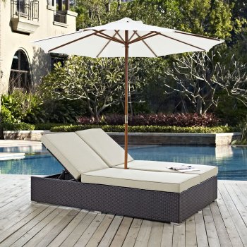 Convene Outdoor Patio Double Chaise Set EEI-2180 by Modway [MWOUT-EEI-2180-Convene]