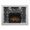 Crystal Mantel Electric Fireplace by Dimplex w/Logs