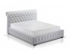 Chesterfield Modern White Bedroom by J&M w/Leatherette Bed