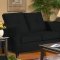 5900 Heather Sofa & Loveseat Set in Bulldozer Black by Chelsea