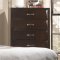 Palmetto 203551 Bedroom 5Pc Set Cappuccino by Coaster w/Options