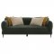 Jade Sofa & Loveseat Set 509131 in Green Chenille by Coaster