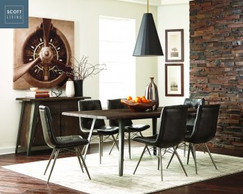 Fremont Dining Table 5Pc Set 107861 - Scott Living by Coaster [CRDS-107861-107852 Fremont]