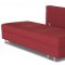 Flex Motion Sofa Bed in Red Fabric w/Storage by Casamode