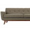 Engage Sofa in Oatmeal Fabric by Modway w/Options