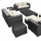 Eclipse Outdoor Patio Sofa 9Pc Set Choice of Color by Modway