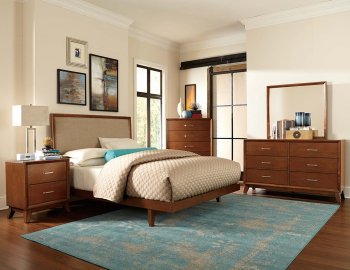 2278 Soren Bedroom Set by Homelegance in Light Cherry [HEBS-2278 Soren]