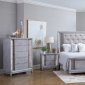 Navara Bedroom 653 in Silver by Klaussner w/Options