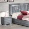 Nicole Bedroom in Gray by ESF w/Wooden Headboard & Options