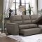 Andes Sectional Sofa Bed 9858TP in Taupe Fabric by Homelegance