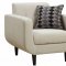 Stansall Sofa 505204 in Ivory Fabric by Coaster w/Options