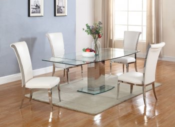 Mackenzie Dining Table 5Pc Set by Chintaly w/Joy Chairs [CYDS-Mackenzie-Joy]